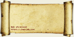 Josip Jazački vizit kartica